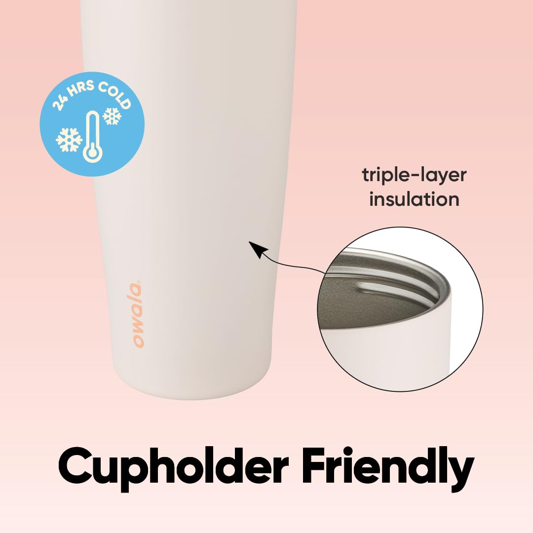 24 oz Owala Disney Princess FreeSip Insulated Stainless Steel Water Bottle with Straw, BPA-Free Sports Bottle, Ariel, Sports and Travel