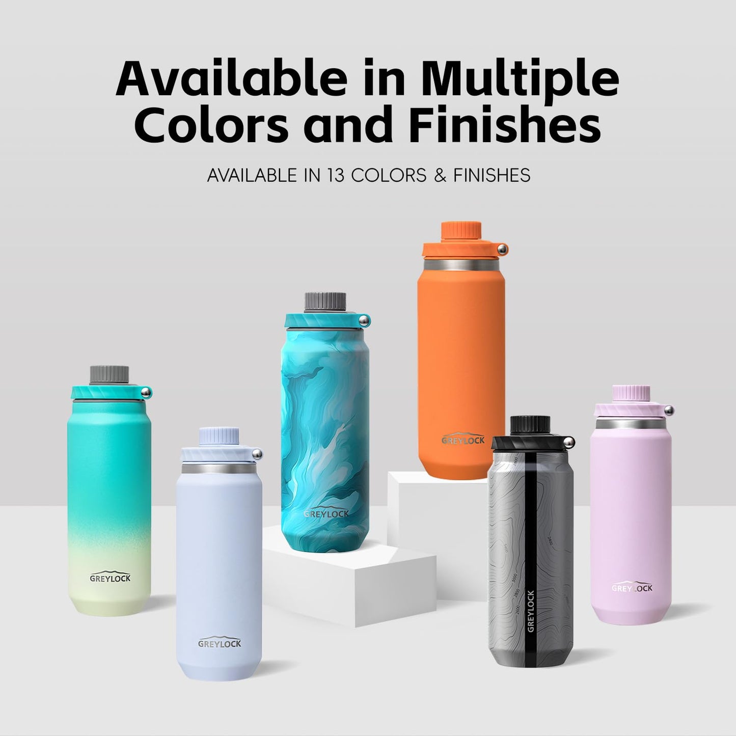 20 oz Greylock Insulated Stainless Steel Water Bottle with Straw Lid, Foldable Handle, Leak-Proof, Double-Wall Vacuum Insulation, Keeps Cold 24H, Lilac