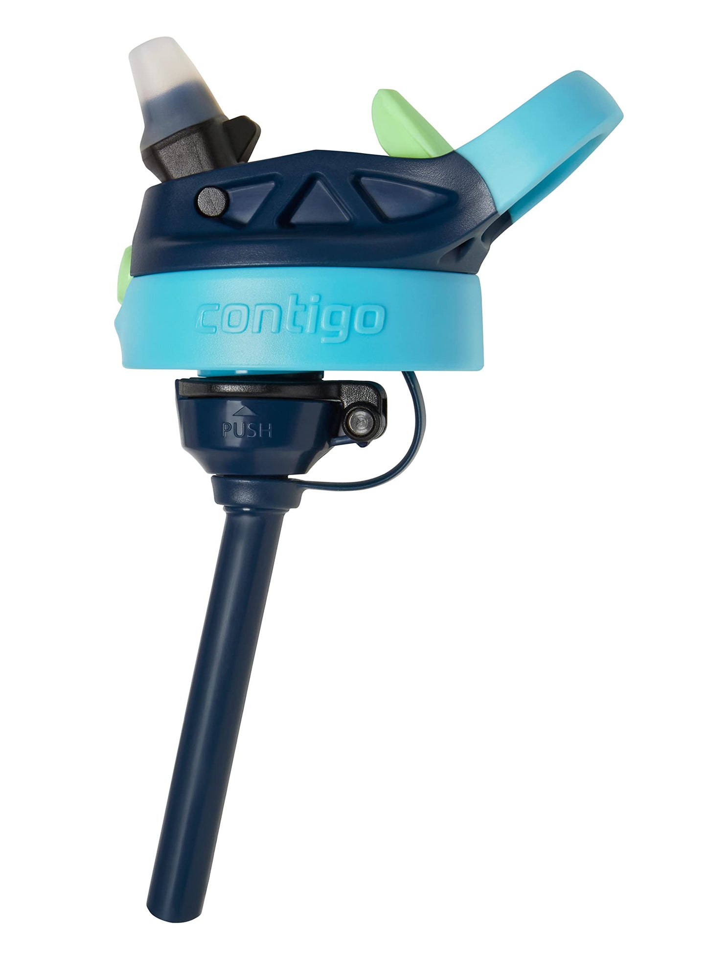 2 Pack 14 oz Contigo Aubrey Kids Water Bottles with Silicone Straw and Spill-Proof Lid, Cheetahs & Toucans