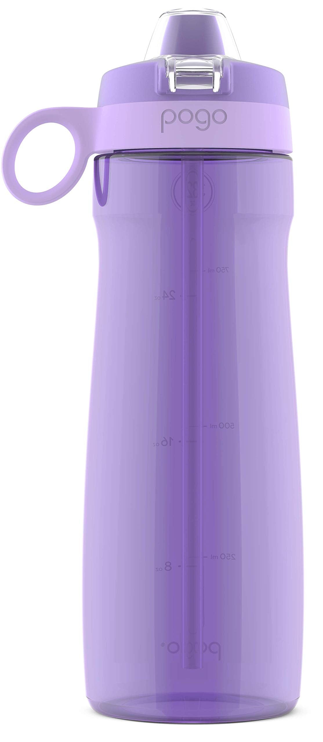 24 oz Contigo Cortland Chill 2.0 Vacuum-Insulated Stainless Steel Water Bottle, Spill-Proof Interchangeable Lid, Blueberry, Hot & Cold Drinks for Kids & Adults