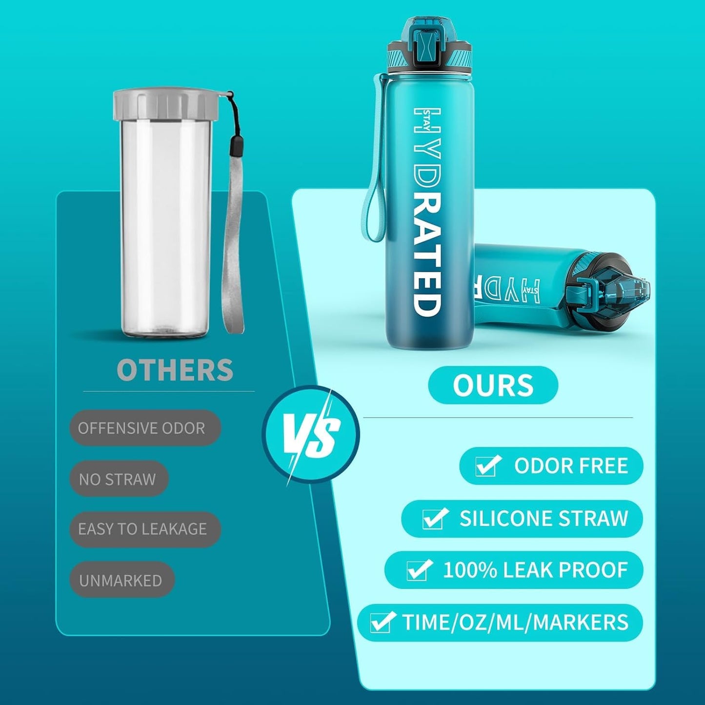 24 oz CamelBak Podium Bike Water Bottle, Easy Squeeze, Fits Most Bike Cages, Coral Sunset