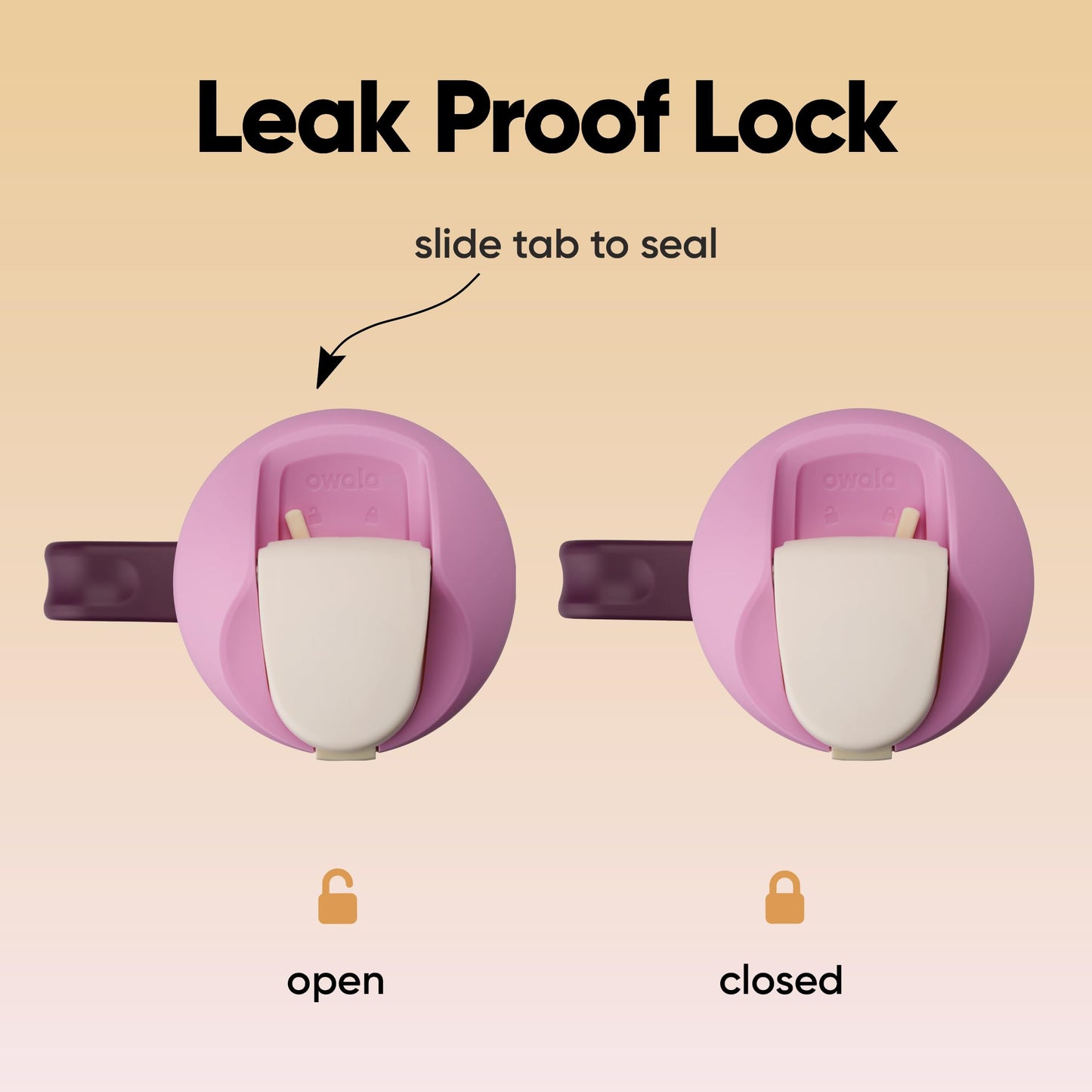 40 oz Owala FreeSip Tumbler Insulated Stainless Steel Water Bottle with Built-In Straw and Side Handle, BPA-Free, Leak-Proof, Sparkling Sherbet, Travel, Work, School, Sports