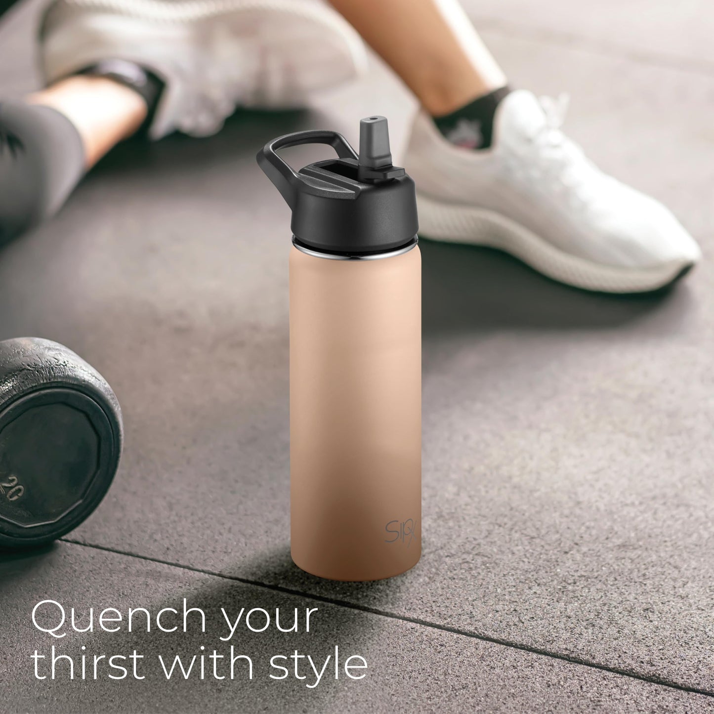 40 oz Triple-Insulated Stainless Steel Water Bottle with 3 Lids, BPA-Free, Keeps Cold 24H, Sustainable Metal for Hiking & Biking