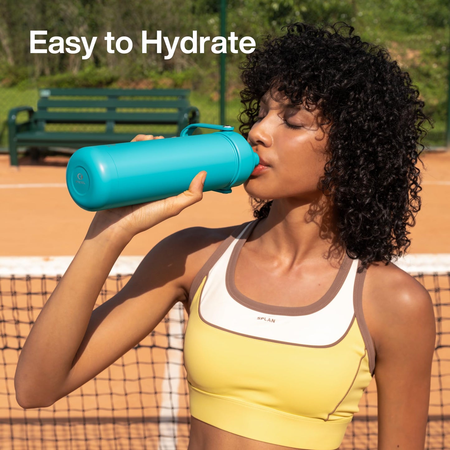 12 oz Kids Insulated Stainless Steel Water Bottle with Straw, Dual Spouts, Leak-Proof, BPA-Free, Cold 24H for Sports, Travel, School, Cream Moon